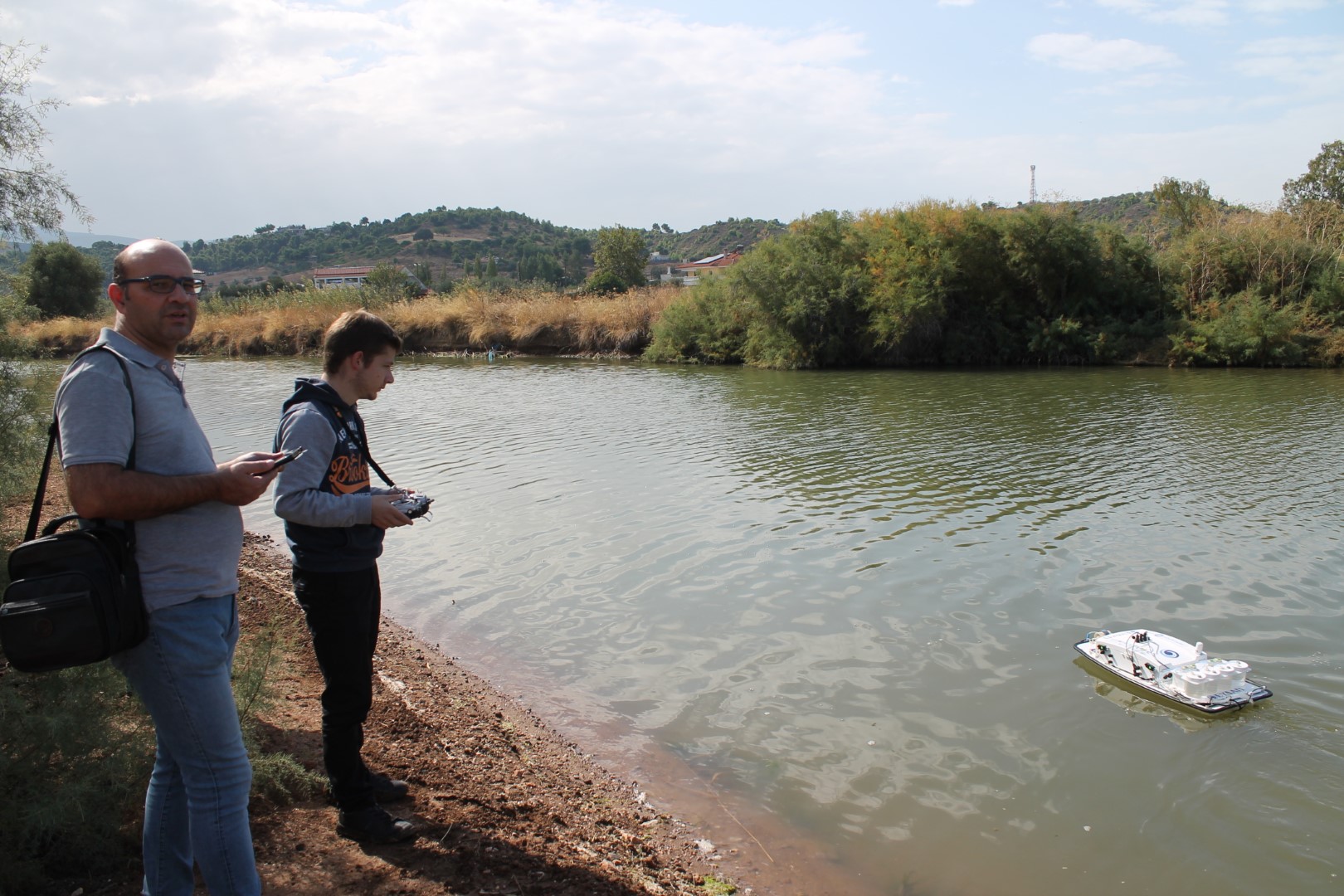 INTCATCH 2020 HM boat demonstration in Asopos river